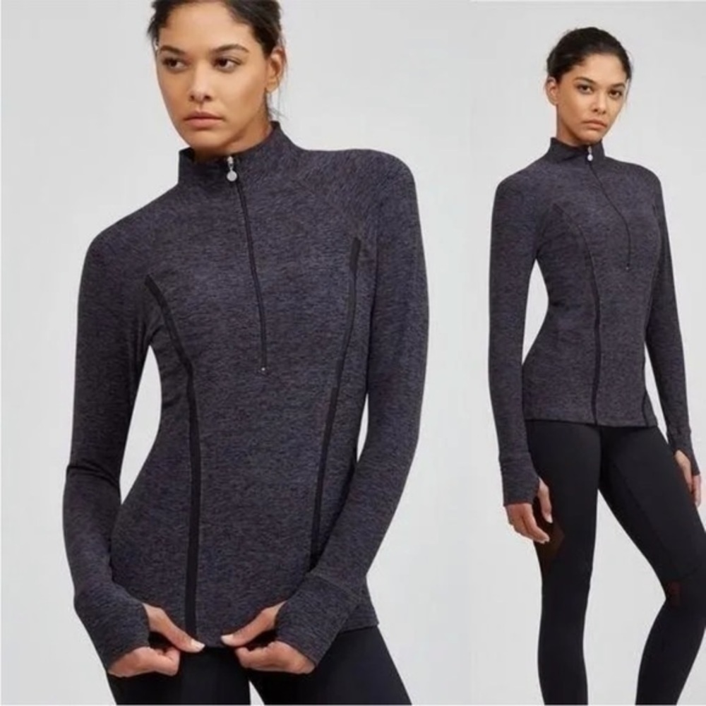Beyond Yoga Space dye Half Zip Rib Pullover